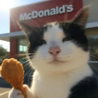 头像丨𝙒𝙚𝘾𝙝𝙖𝙩一期可爱小猫头像