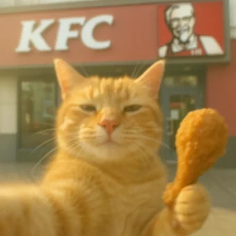 头像丨𝙒𝙚𝘾𝙝𝙖𝙩一期可爱小猫头像