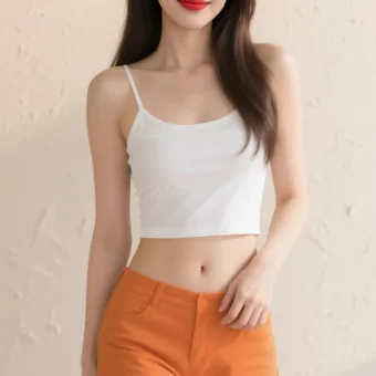 美女壁纸丨清新活力，简约时尚