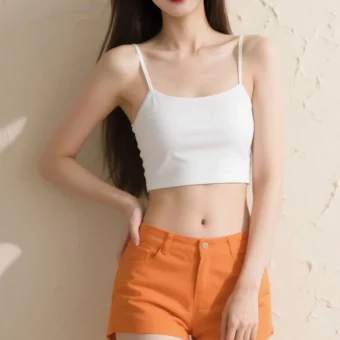 美女壁纸丨清新活力，简约时尚