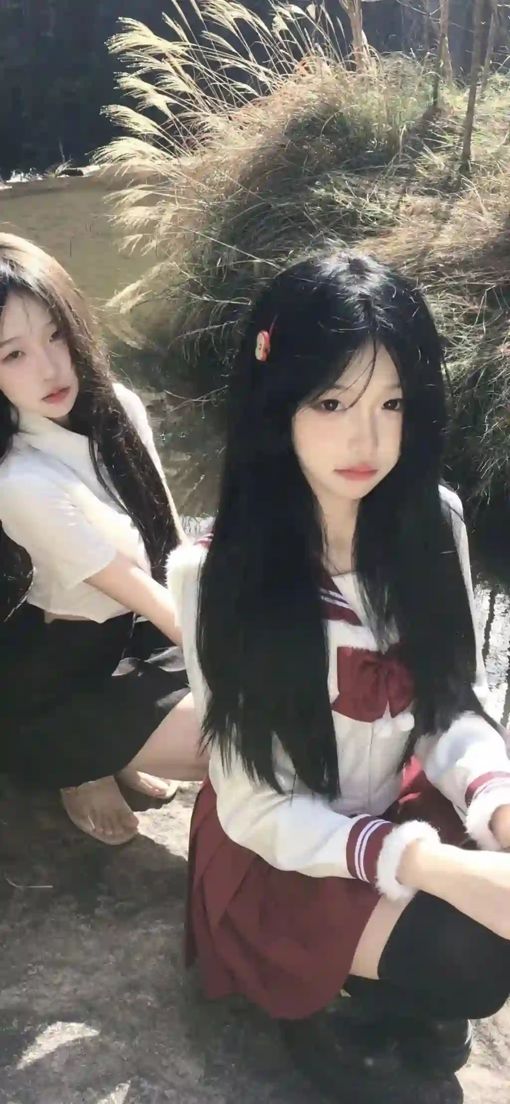 壁纸-超诱黑丝、白丝美女壁纸