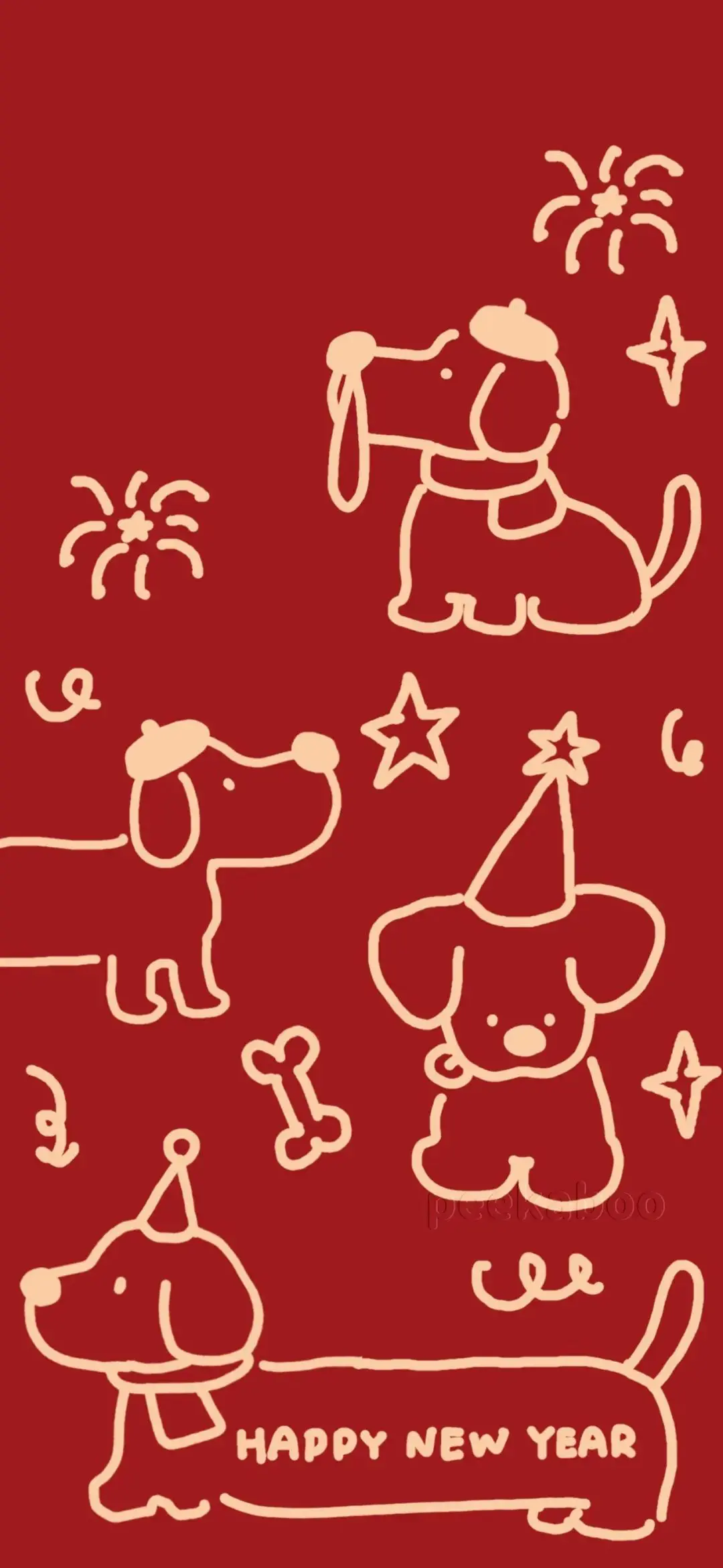 壁纸 | 复古可爱插画壁纸