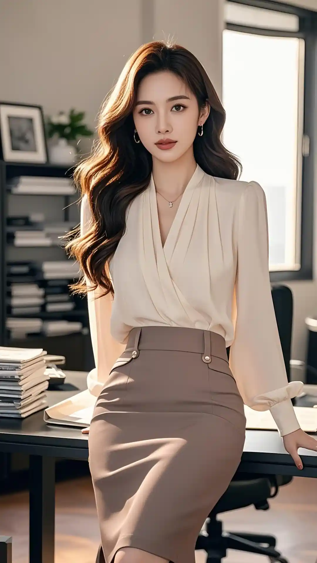 美女壁纸丨都市丽人，时尚穿搭