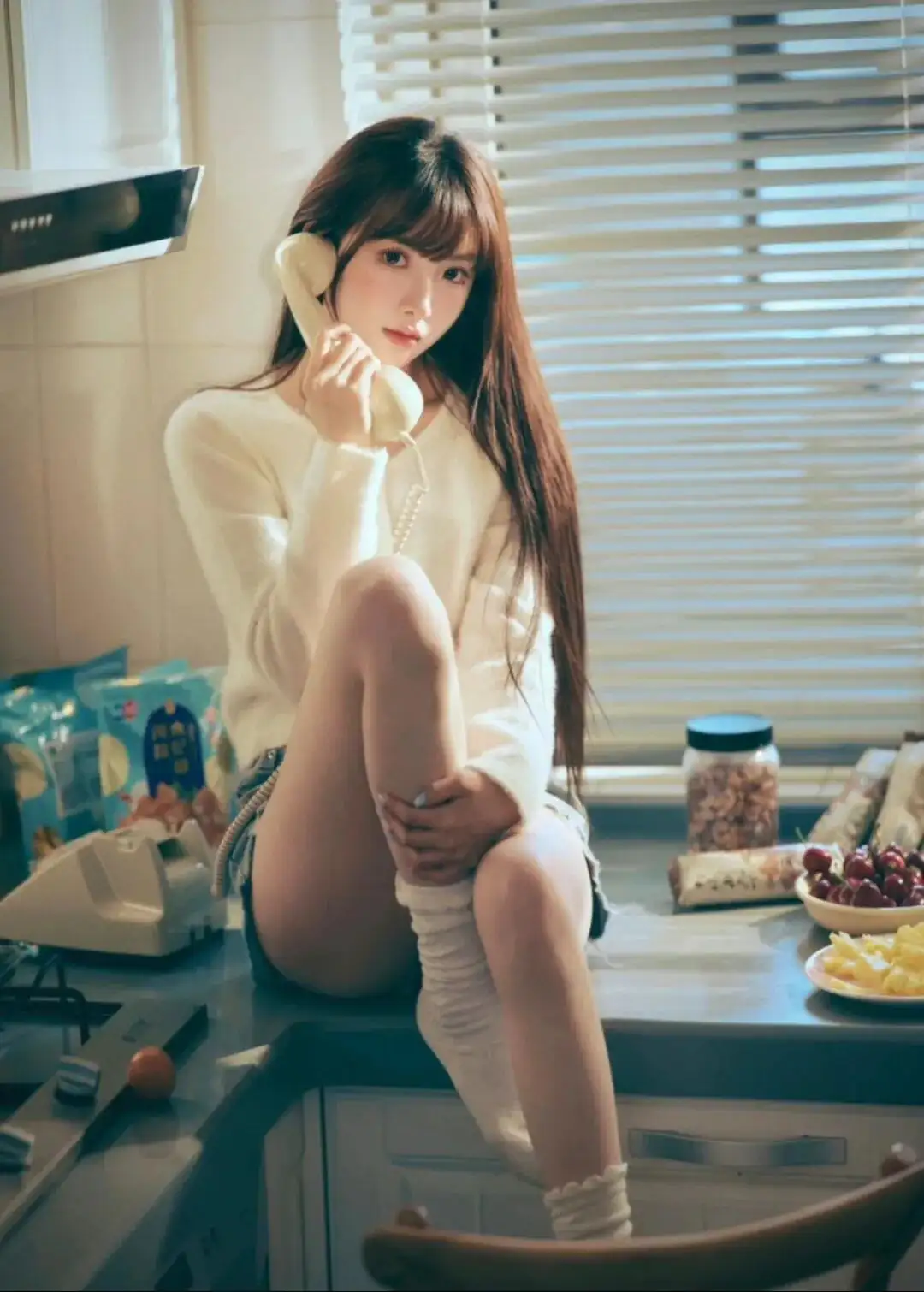 美女写真 | 一半素心以清简，一半寂静许清欢
