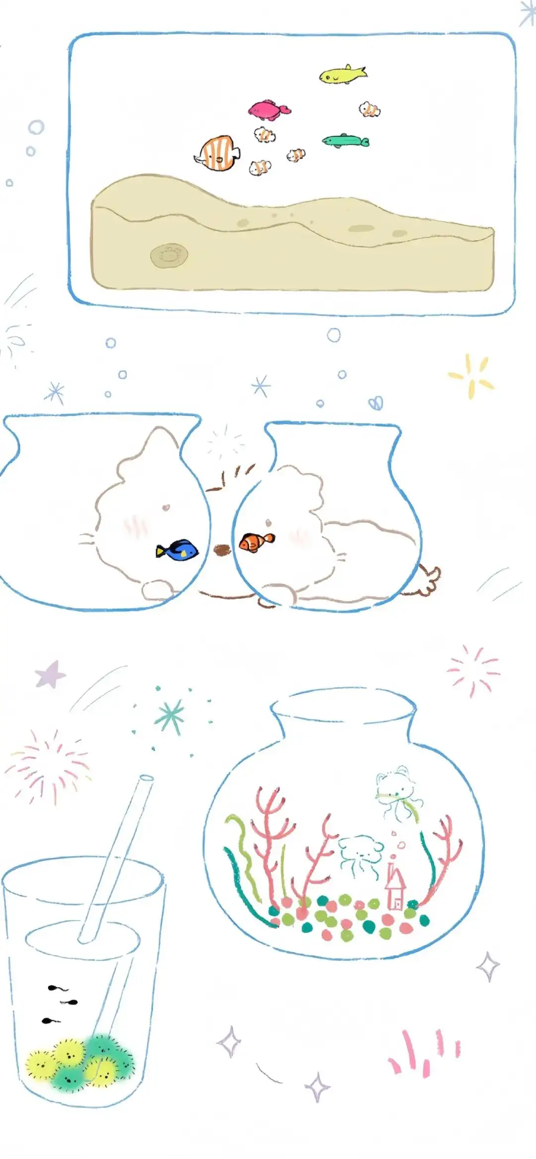 壁纸 ​​​​​​​​​​​​​| 可爱壁纸聊天背景图分享