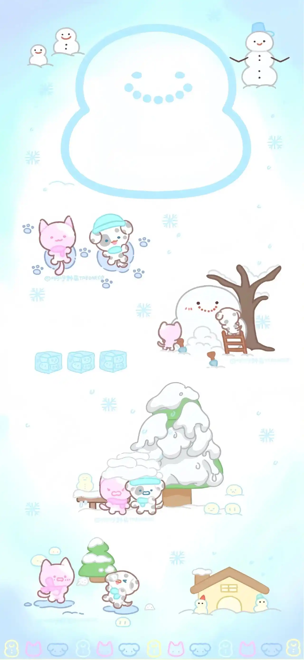 壁纸 | 可爱冬天壁纸套图分享