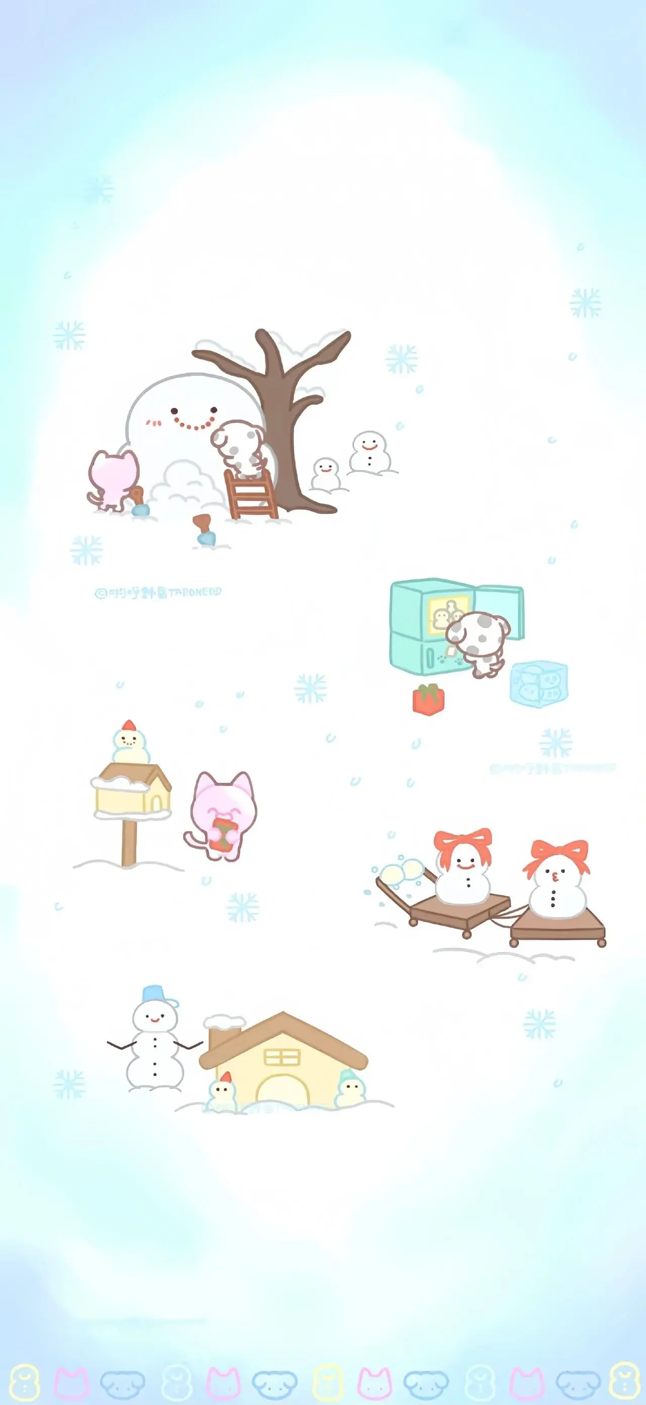 壁纸 | 可爱冬天壁纸套图分享